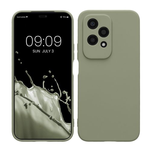 Kwmobile калъф за Honor 200 Lite, светло зелен, силиконов, KWM000020PA002C