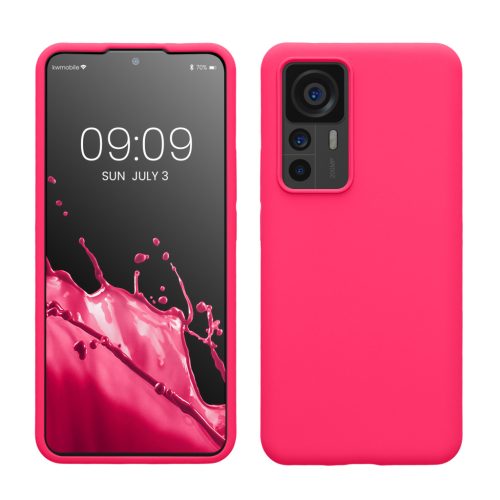 Kwmobile калъф за Xiaomi 12T/12T Pro, розов, силиконов, KWM000017RL012C