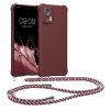 Kwmobile калъф с връзка за Motorola Edge 30 Neo, лилав, силиконов, KWM0000199S003C