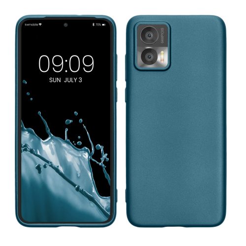 Kwmobile калъф за Motorola Edge 30 Neo, син, силиконов, KWM0000201J009C