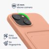 Kwmobile калъф за Apple iPhone 15, светло розов, силиконов, KWM000020EM008C