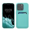 Kwmobile калъф за Apple iPhone 15 Pro, светло зелен, силиконов, KWM000020EO009C