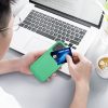 Kwmobile калъф за Apple iPhone 15 Pro, зелен, силиконов, KWM000020EO010C