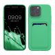 Kwmobile калъф за Apple iPhone 15 Pro Max, зелен, силиконов, KWM000020EP010C