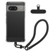 Kwmobile калъф с подвижна връзка за Google Pixel 7, прозрачен/черен, силиконов, KWM000020PC001C