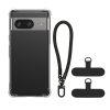 Kwmobile калъф с подвижна връзка за Google Pixel 7, прозрачен/черен, силиконов, KWM000020PC001C