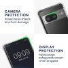 Kwmobile калъф с подвижна връзка за Google Pixel 7, прозрачен/черен, силиконов, KWM000020PC001C