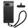 Kwmobile калъф с подвижна връзка за Google Pixel 8a, прозрачен/черен, силиконов, KWM000020PE001C