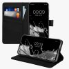 Kwmobile Кейс за Samsung Galaxy A55 5G, Черен, Еко кожа/Силикон, KWM000021TS001C