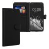 Kwmobile калъф за Samsung Galaxy A25, черен, еко кожа/силикон, KWM000021TU001C