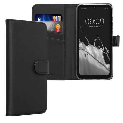 Kwmobile калъф за Samsung Galaxy Xcover6 Pro, черен, еко кожа/силикон, KWM000021TW001C