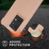 Kwmobile калъф с връзка за Motorola Edge 40 Neo, кремав, силиконов, KWM000022NX004C
