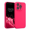 Kwmobile калъф за Apple iPhone 15 Pro, розов, силиконов, KWM000022OM006C