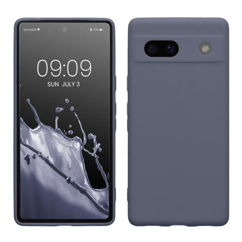 Kwmobile калъф за Google Pixel 7a, сив, силиконов, KWM000019YF037C