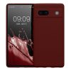Kwmobile калъф за Google Pixel 7a, тъмночервен, силиконов, KWM000019YF039C