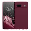 Kwmobile калъф за Google Pixel 7a, цвят череша, силикон, KWM000019YF040C