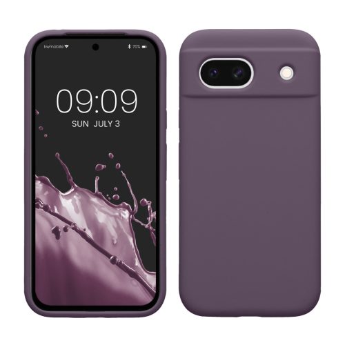 Kwmobile калъф за Google Pixel 8a, лилав, силиконов, KWM000020KQ021C