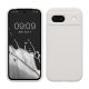 Kwmobile калъф за Google Pixel 8a, бял, силиконов, KWM000020KQ022C