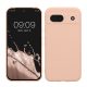Kwmobile калъф за Google Pixel 8a, кремав, силиконов, KWM000020KU020C