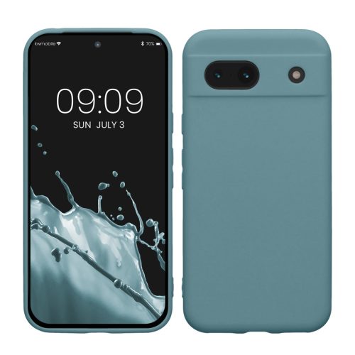 Kwmobile калъф за Google Pixel 8a, зелен, силиконов, KWM000020KU021C