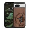 Kwmobile калъф за Google Pixel 8a, кафяв, дърво/силикон, KWM000020KV004C