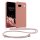 Kwmobile калъф с връзка за връзка за Google Pixel 8a, розов, силиконов, KWM000020KW007C