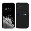 Kwmobile калъф за Samsung Galaxy A55 5G, черен, силиконов, KWM000021TH001C
