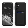 Kwmobile калъф за Samsung Galaxy A25, черен, силиконов, KWM000021TJ001C