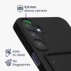 Kwmobile калъф за Samsung Galaxy A25, черен, силиконов, KWM000021TJ001C