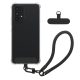 Kwmobile калъф с подвижна връзка за Samsung Galaxy A53 5G, прозрачен/черен, силиконов, KWM000021UE001C