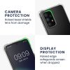 Kwmobile калъф с подвижна връзка за Samsung Galaxy A53 5G, прозрачен/черен, силиконов, KWM000021UE001C