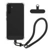 Kwmobile калъф с подвижна връзка за Samsung Galaxy A54 5G, прозрачен/черен, силиконов, KWM000021UI001C