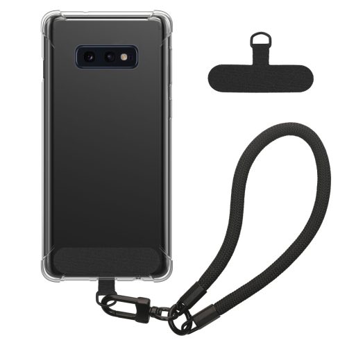 Kwmobile калъф с подвижна връзка за Samsung Galaxy S10e, прозрачен/черен, силиконов, KWM000021UK001C
