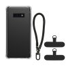 Kwmobile калъф с подвижна връзка за Samsung Galaxy S10e, прозрачен/черен, силиконов, KWM000021UK001C