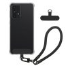 Kwmobile калъф с подвижна връзка за Samsung Galaxy A33 5G, прозрачен/черен, силиконов, KWM000021UL001C