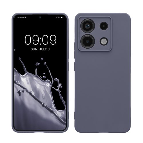 Kwmobile калъф за Xiaomi Redmi Note 13 Pro 5G, сив, силиконов, KWM000020LD032C