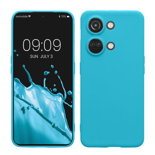 Kwmobile калъф за OnePlus Nord 3 5G, светло син, силиконов, KWM0000204U009C