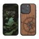 Kwmobile калъф за Apple iPhone 15 Pro, кафяв, дърво/силикон, KWM000020EI002C