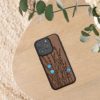 Kwmobile калъф за Apple iPhone 15 Pro, кафяв, дърво/силикон, KWM000020EI003C