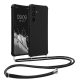 Kwmobile калъф с връзка за Samsung Galaxy A35, черен, силиконов, KWM000021TN001C