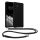 Kwmobile калъф с връзка за Samsung Galaxy A55 5G, черен, силиконов, KWM000021UM001C