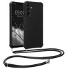 Kwmobile калъф с връзка за Samsung Galaxy A15 5G, черен, силиконов, KWM000021UN001C