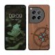 Kwmobile калъф за OnePlus 12, кафяв, дърво/силикон, KWM000022QB002C