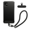 Kwmobile калъф с подвижна връзка за Apple iPhone 11, прозрачен/черен, силиконов, KWM000022TK001C