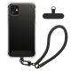 Kwmobile калъф с подвижна връзка за Apple iPhone 11, прозрачен/черен, силиконов, KWM000022TK001C