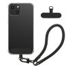 Kwmobile калъф с подвижна връзка за Apple iPhone 15, прозрачен/черен, силиконов, KWM000022TP001C