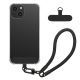 Kwmobile калъф с подвижна връзка за Apple iPhone 15, прозрачен/черен, силиконов, KWM000022TP001C
