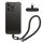 Kwmobile калъф с подвижна връзка за Apple iPhone 15 Pro, прозрачен/черен, силиконов, KWM000022TQ001C