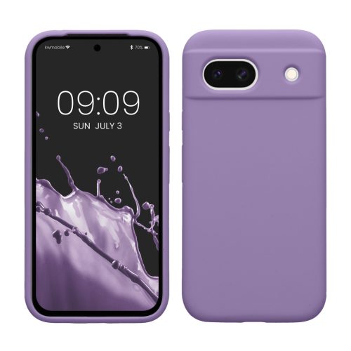 Kwmobile калъф за Google Pixel 8a, лилав, силиконов, KWM000020KQ027C