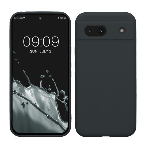 Kwmobile калъф за Google Pixel 8a, тъмносин, силиконов, KWM000020KU024C